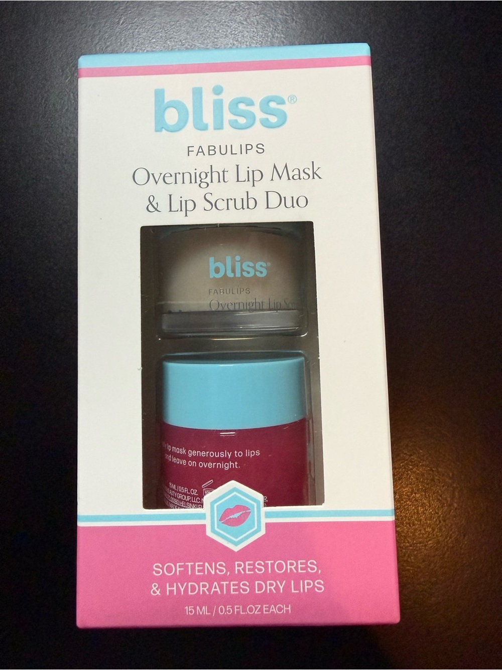 Bliss Fabulips Overnight Lip Mask & Lip Scrub Duo